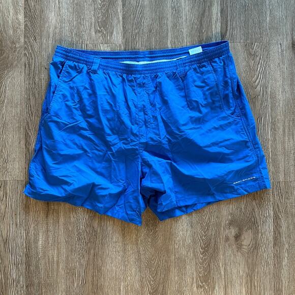 Columbia PFG Blue Backcast Water Shorts Size XXL - Picture 1 of 7